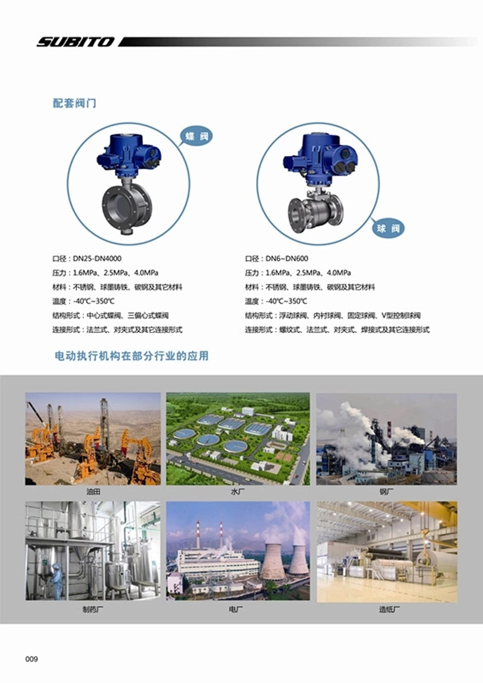 SUBITO角行程电动执行器 执行机构 EK系列